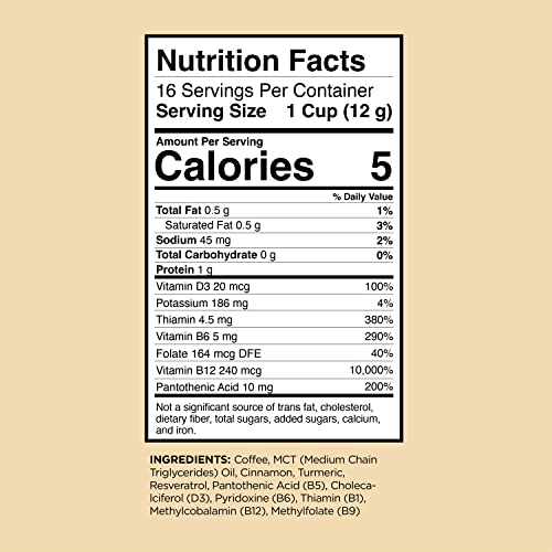 VitaCup Genius Instant Coffee Packets, Increase Energy & Focus, Keto