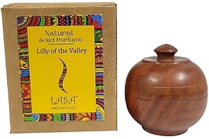 Generic RSGM 6gm Lily of the Valley Solid Perfume in Wooden Jar, Unisex, Long Lasting