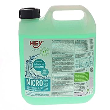 HEY sport MICRO WASH Waschmittel für Sportkleidung Microfaser oder Fleece Textilien mit reaktivierender Eigenschaft, 2.5 l