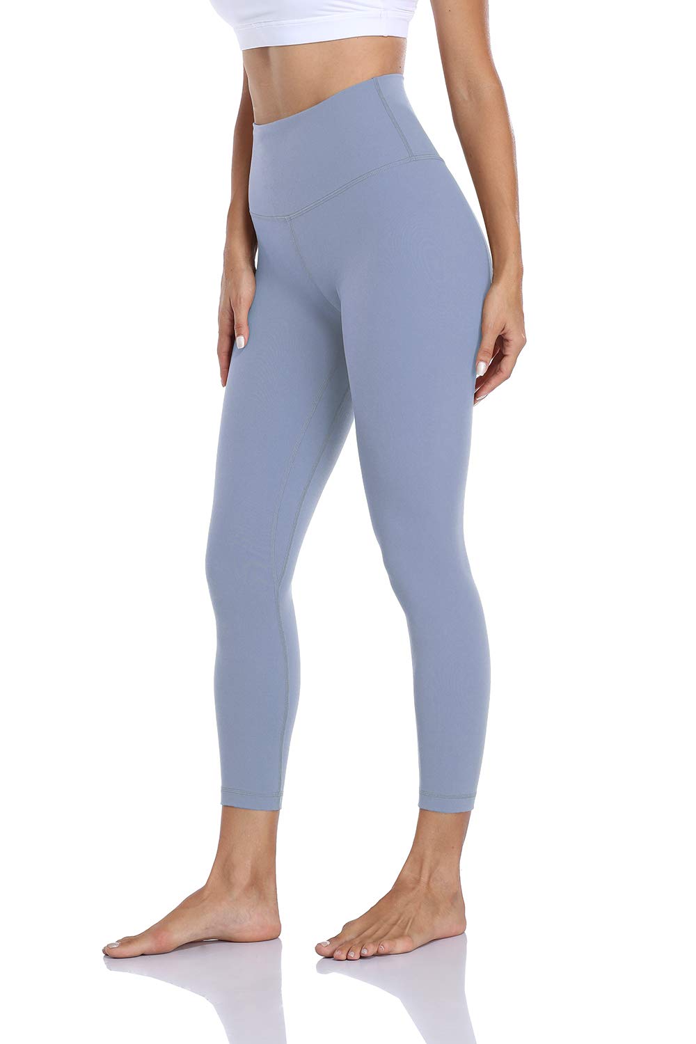 HeyNuts Hawthorn Athletic Women's Essential High Waisted Yoga Pants Active Ankle Legging-25''