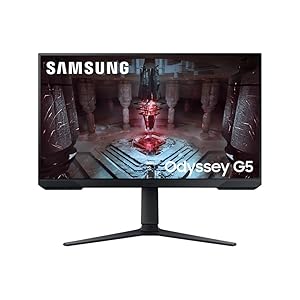 Samsung Monitor Gaming Odyssey G5 (S32CG510EU), Flat, 32”, 2560×1440 (QHD), HDR10, VA, 165Hz, 1ms (MPRT), AMD FreeSync Premium, HDMI, DP