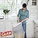 Glad Tall Kitchen Drawstring Trash Bags - ForceFlexPlus Advanced Protection 13 Gallon Grey Trash Bag, Febreze Fresh Clean - 56 Count (Package May Vary)