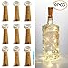 Wine Bottle Lights,LXS 9 Pack Battery Operated Cork Lights Led 18in 10 bulbs Fairy String Starry Lights For Outdoor Indoor Outside Bedroom Graduation Party Favors Rustic Wedding Decor(Warm White)