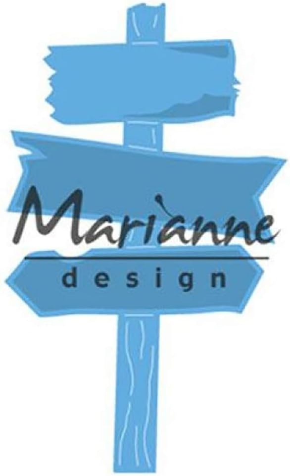 Marianne Design 1 x Creatables Wooden Signpost Die, Blue, Small - Image 4