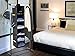 Hanging Sweater Organizer, 6 Shelves - Easily Organize and Maintain Your Sweaters Shape. Additional Six Side Pockets for Clothing Accessories. Attaches to Closet Rod with Heavy Duty Fastener. (Black)