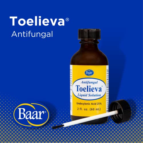 Baar Products Toelieva Antifungal Liquid Solution 25 Undecylenic