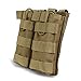 OUTRY M4 M16 AR-15 Type Magazine Pouch Mag Holder - Triple/Double/Single Airsoft MOLLE Mag Pouch - Open Top Version - Double - Tan/Coyote Brown