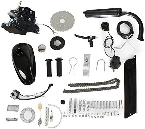 Swanluck Bicycle Motor Kit 80cc/50cc 2 Stroke Motor Engine Mountain Bike Upgrade Kit Gas for Motorized Bicycle Bike Kits
