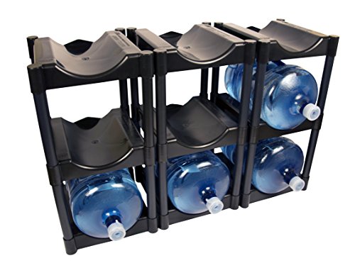 Bottle Buddy 3 Tier System ,9-Bottle, Black - Thumbnail 3