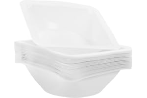 OSOLADY 30pcs Plastic Laboratory Weighing Pans for Mixing and Measuring in Lab Settings