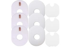 Dttery 3 Post + 3 Foam & Felt Filters Kit Replacement for Shark Rocket Ultra-Light Vacuum HV292, HV300, HV300W, HV301, HV302, HV303, HV305, HV308, HV310, UV450 Part XFFV300