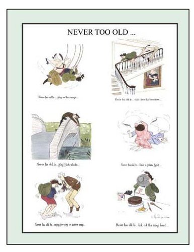 Samuel Lamont Never Too Old Cotton Tea Towel