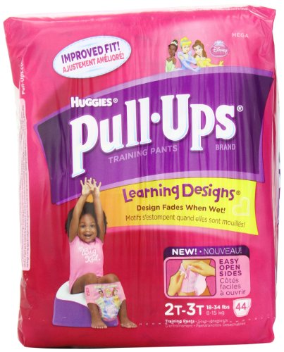 Huggies Pull-Ups Training Pants, with Learning Designs, 2T-3T, 44-Count
