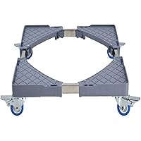 Multi-Functional Movable Adjustable Base Mobile Roller,Fridge Stand, Furniture Dolly for Dryer, Washing Machine and Mini…