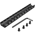 Higoo Low Profile Top Rail Picatinny/Weaver Scope Mount 11 Slots for Marlin Lever Action with Wrench