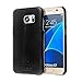 Galaxy S7 Case,Pierre Cardin Premium Genuine Leather Lightweight Slim Snap On Hard Back Cover For Samsung Galaxy S7 Black