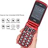 VOCA-V330-3G-Flip-Phone-Voice-Control-Big-Button-Simple-Easy-to-Use-Clamshell-Unlocked-SIM-Free-Senior-Red VOCA Big Button Mobile Phone for Seniors, Clamshell Phone, V330, Unlocked 3G, SOS Button, Speed Dial, and Charging…