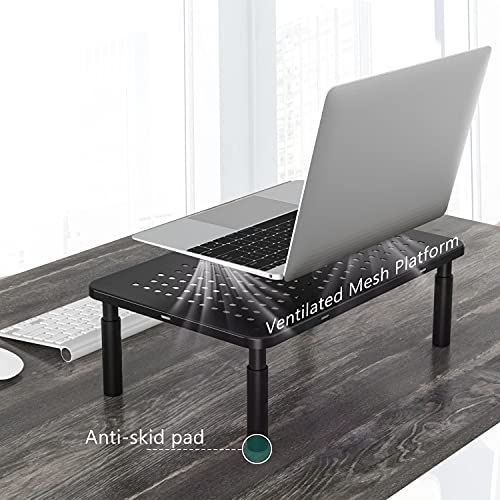 WALI Monitor Stand Riser, Adjustable Laptop Stand Riser Holder, 3