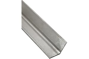 ONLINE METALS 304 Stainless Steel Angle, Unpolished (Mill) Finish, Annealed, ASTM A276, Equal Leg Length, Rounded Corners, 3/4" Leg Lengths, 1/8" Wall Thickness, 24" Length, OnlineMetals