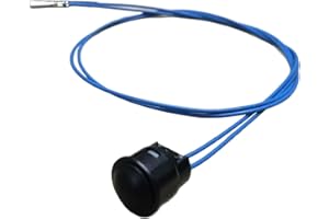 MetieFasia Excavator Joystick Push Button for Loader Handle, Excavator Control Handle Button Switch, Replacement, Black Butto