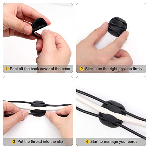 KingTool 17 Pc. Cord Organizer Set, Baby Proof Surge Protector Box with