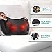 Zuzuro Shiatsu Pillow Massager with Heat – Electric Pillow Back & Neck Massager for Stress Relief & Ultimate Relaxation; Lower Back & Shoulder Massage Great gifts for men and women