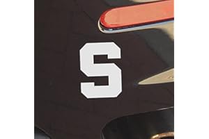 NUDGE PRINTING Michigan State University Sticker White Spartans Block S Logo Heavy-Duty Waterproof Car Decal for Windows, Laptops, or Water Bottles