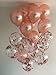 Rose Gold Bachelorette Party Supplies - Bridal Shower Decorations Rose Gold Balloons, Confetti Balloons & Foil Balloon - Bachelorette Party Favors Bride-to-Be Sash, Foil Curtain & Balloon Ribbon