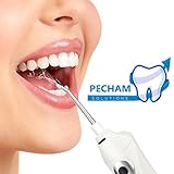 Pecham Water Flosser Professional Cordless Dental Oral Irrigator - 3-Mode Rechargeable IPX7 Waterproof High Capacity Water Tank with 4 Jet Tips
