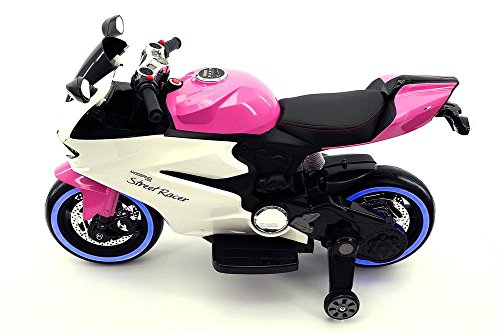 2018 Street Racer 12V Electric Kids Ride-On Motorcycle | Pink