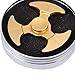 Aluminum Metal Golden Fidgets Spinner Toy, Christmas Holiday Gift, Anti-Anxiety Hand Tri-Spinner for Thanksgiving, Beruth Stress Reducer Relief, Increased Focus, Perfect for Autism ADD and ADHD Kids