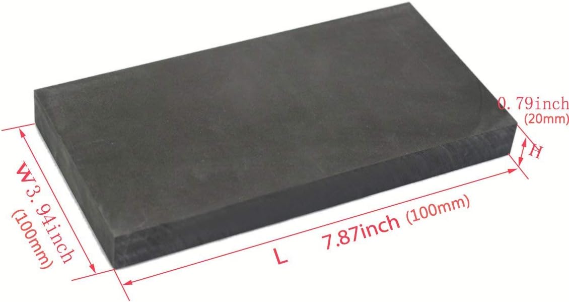 LLF 99.9% Purity Graphite Ingot Block EDM Graphite Plate Milling Surface (200MMx100MMx20MM) - Image 3