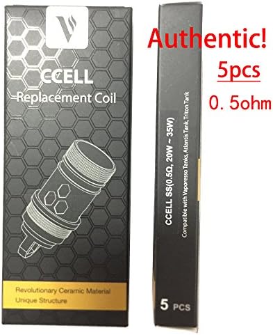 5pcs cCĒLL 0.5 Cǒils For Ṽaporesso Ŧarget Pro As-pire ǞtlanŦis / Ŧriton TAṄK