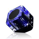 SARDiNE Mini Bluetooth Speaker, Hi-Fi Portable Wireless Stereo Speaker, Speakers with Led , Built-in Mic, Support tf Card, Works for iPhone, iPad,Nexus, Laptops and More(Black)