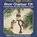 Stocking Snow Charmer Beaded Counted Cross Stitch Christmas Ornament Snowman Kit Mill Hill 2001 Snow Charmers MHSC27