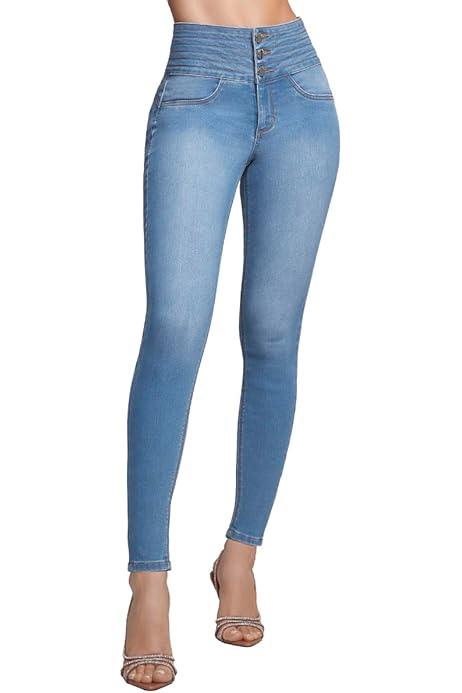 Pantalón Recto Mujer Mezclilla Pantalón Cargo Mezclilla Stretch