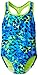 Speedo Big Girls' Spectrum Split Keyhole One-Piece Swimsuit