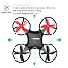 Drone, Metakoo M1 Mini Drone 2.4GHz 6-Axis Double Battery for Beginners and Kids Drone with 360°Full Protection, Altitude Hold, 3D Flips, Headless Mode, 3 Speed Modes Functions