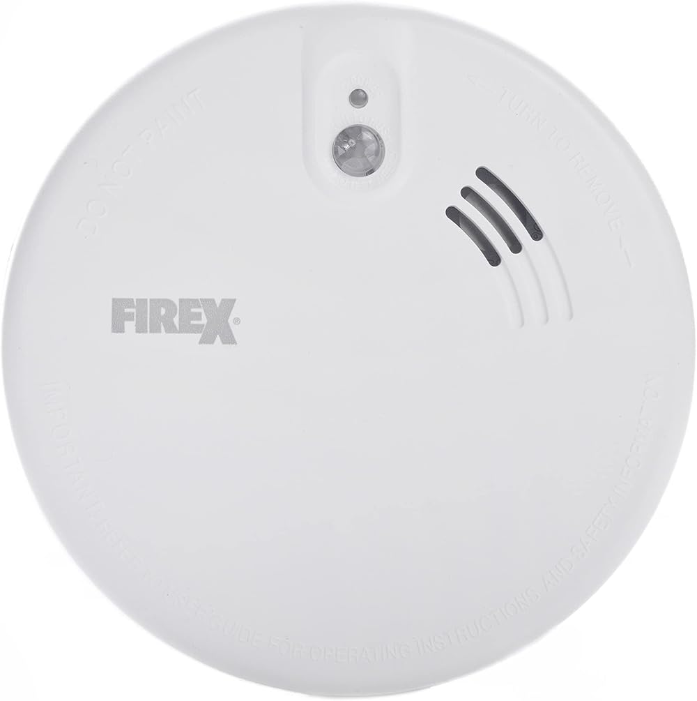 Kidde KF20 230V mains powered smoke alarm with 9V backup UK plug-in