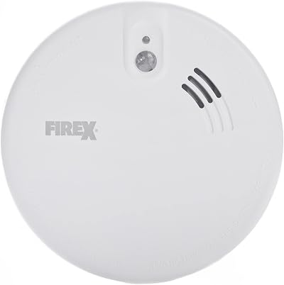 Kidde KF20 230V mains powered smoke alarm with 9V backup UK plug-in