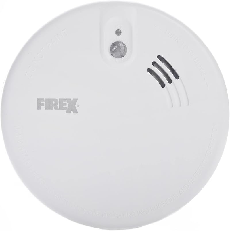 Kidde KF20 230V mains powered smoke alarm with 9V backup UK plug-in