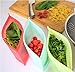 Katchy Kitchen Reusable Silicone Food Storage Bags | NEW DESIGN - 6 Airtight Zip Seal Containers - Keep Food Fresh - Cooking Sous Vide, Lunch, Snack, Sandwich, Freezer, FDA Grade | 2-Large, 4-Medium