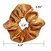 Ondder 15 Pack Velvet Scrunchies Hair Bobble Elastics Hair Scrunchy Hair Bands Headbands Women Scrunchies Bobbles Hair Ties, 15 Colors