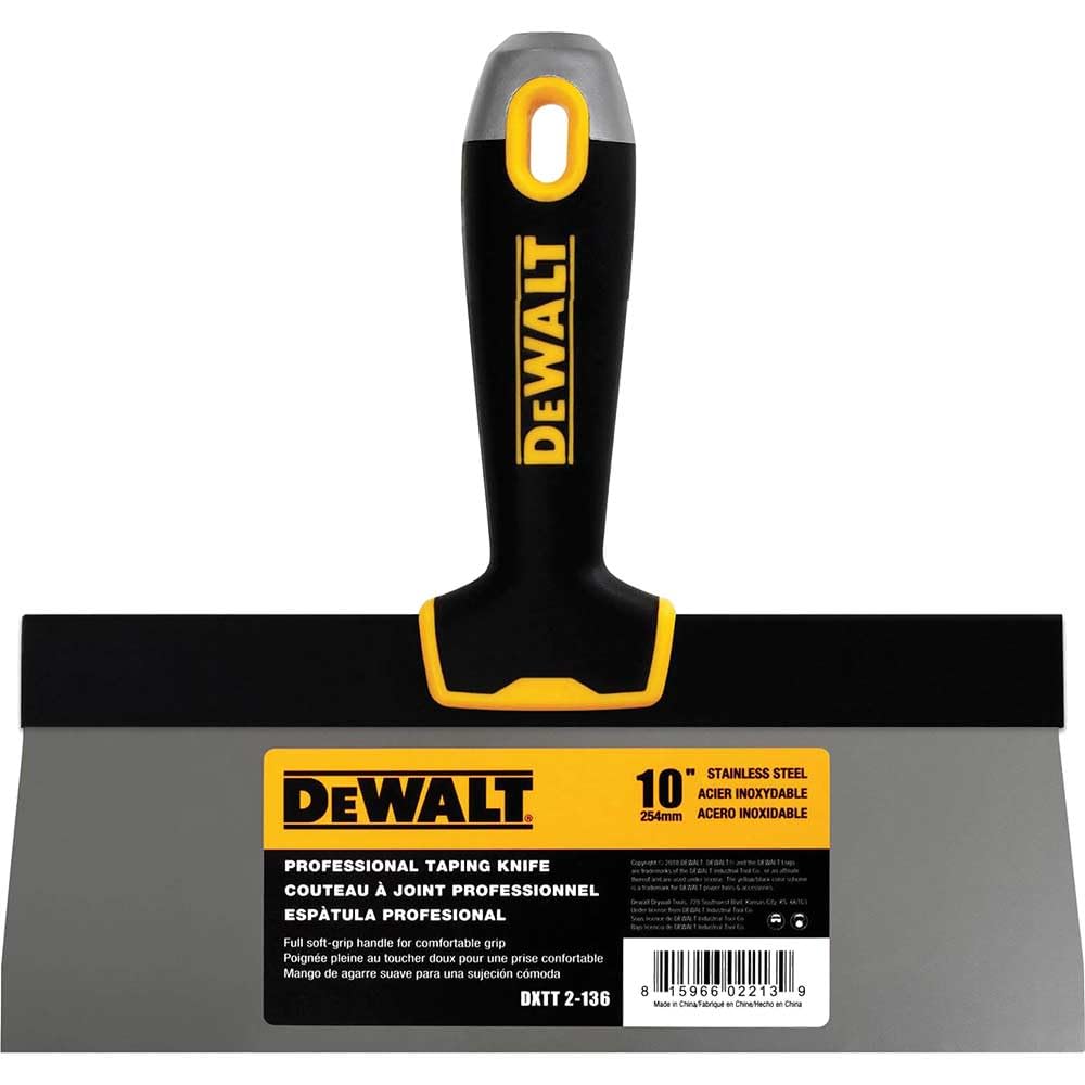 DeWALT Drywall Soft Grip Taping Knife 250mm (10in)
