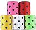 HipGirl Polka Dot Printed Ribbon & Fabric Tape Value Pack (25yd(5x5yd) 2.25