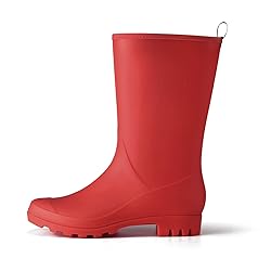 HISEA Women Rubber Boots Waterproof Wide Calf Rain