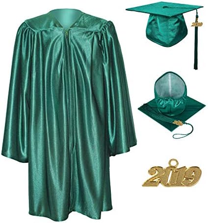 MyGradDay Shiny Kindergarten Graduation Gown Cap Tassel 2019 Package
