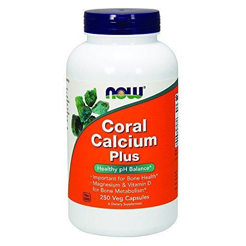 NOW Supplements, Coral Calcium Plus, Bone Health*, Healthy pH Balance*, 250 Veg Capsules