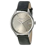 Kenneth Cole New York Men's 'Classic' Quartz Stainless Steel and Green Leather Dress Watch (Model: 10029308)