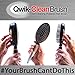 Self Cleaning Hair Brush - Easy Clean Detangle Brush or Comb - Retractable Brush Detangler for Wet or Dry Hair - Adults & Kids - by Qwik Clean - (Blue)